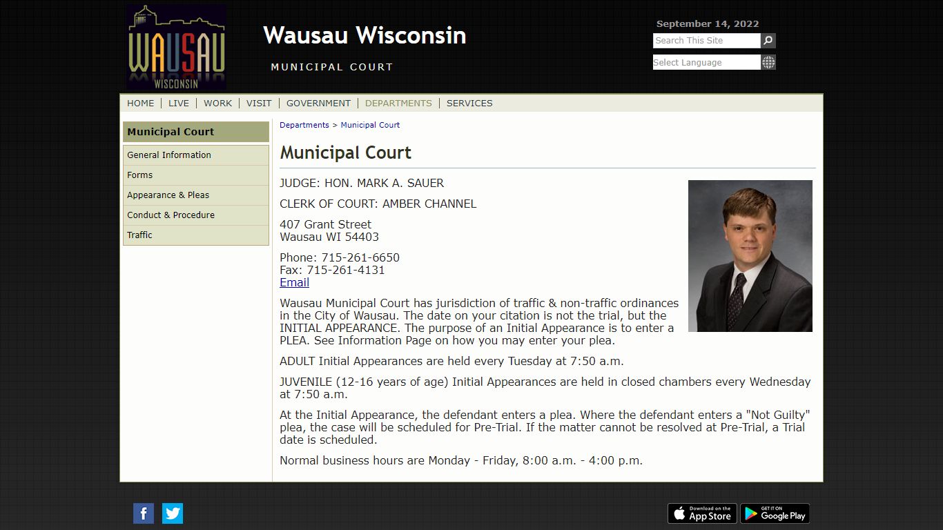 Municipal Court - Wausau, Wisconsin